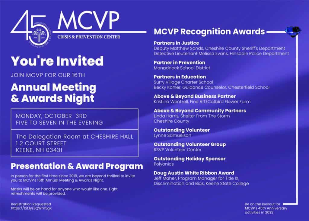 MCVP Annual Meeting Invitation